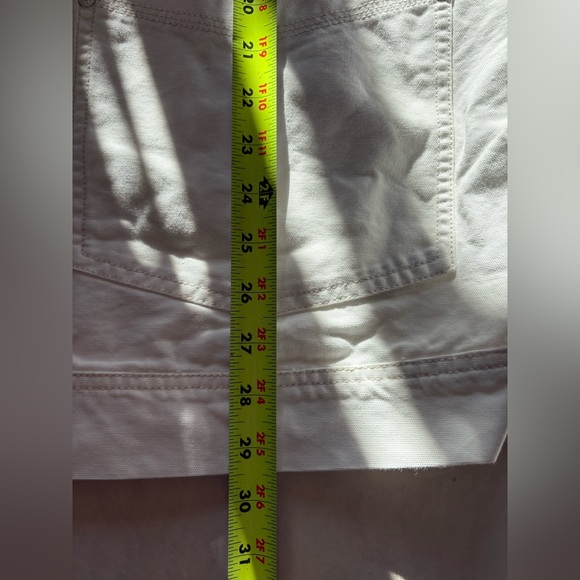 We The Free Easy That Canvas Jacket Size Large Bright White - Picture 10 of 11